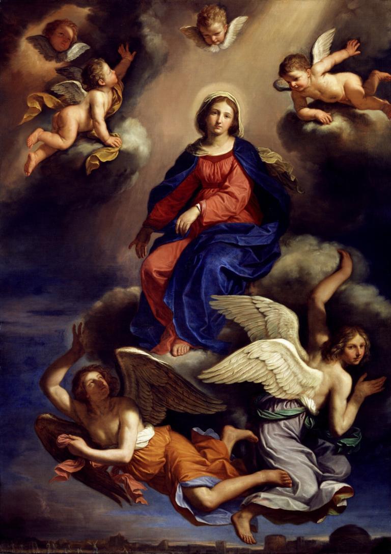 Die Himmelfahrt Mariens von Giovanni Francesco Barbieri