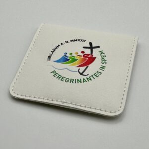 Rosenkranztasche 7,5×7,5 Logo Heiliges Jahr 2025