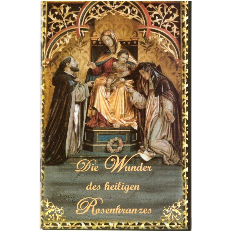 Cover Büchlein "Die Wunder des heiligen Rosenkranzes"