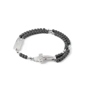 Ghirelli ROSALET Modern Hämatit und Silber