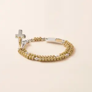 Ghirelli ROSALET Traditional Gold und Silber mit Kristallbesatz
