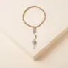 Rosenkranz Armband Rosalet in Rosegold und Silber mit Kristallbesatz
