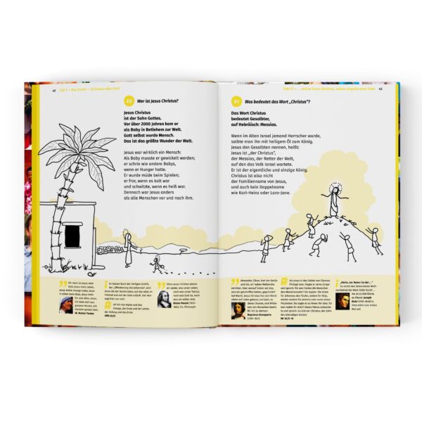 YOUCAT for Kids Beispielseiten mit Fragen
