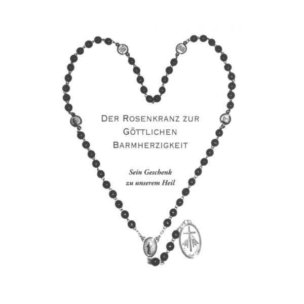 Beispielseite mit Barmherzigkeitsrosenkranz vom Buch "Der Rosenkranz zur göttlichen Barmherzigkeit"