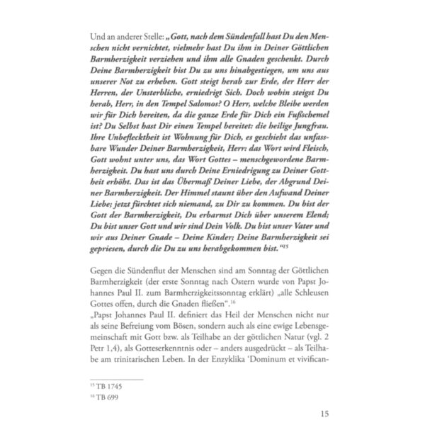 Seite 15 vom Buch "Der Rosenkranz zur göttlichen Barmherzigkeit"