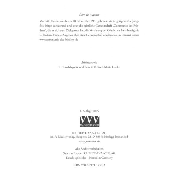 Beispielseite "Über die Autorin" vom Buch "Der Rosenkranz zur göttlichen Barmherzigkeit"