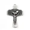 Vorderseite Kreuz Ghirelli Pro Life Rosenkranz mit Jesus und einem ungeborenen Kind