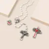 Pro Life Rosenkranz von Ghirelli - man sieht alle Elemente des Rosenkranzes
